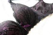 Wirefree Bra With Violet Lace | B-C Cups - DAISIES