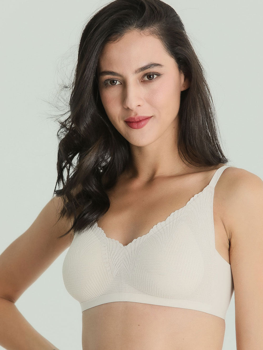 Soft Smoothing Lace Wireless Bra