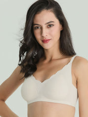 Soft Smoothing Lace Wireless Bra