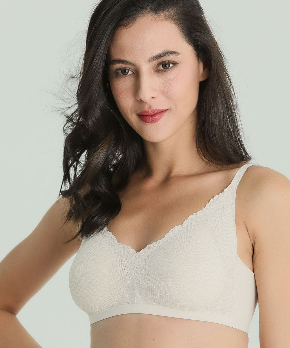 Soft Smoothing Lace Wireless Bra