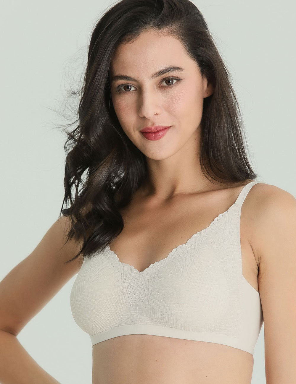 Soft Smoothing Lace Wireless Bra