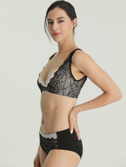 Lace Mid Rise Brief